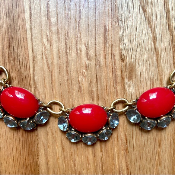 Stella & Dot Enamel & Jewel Statement Necklace - Picture 3 of 9